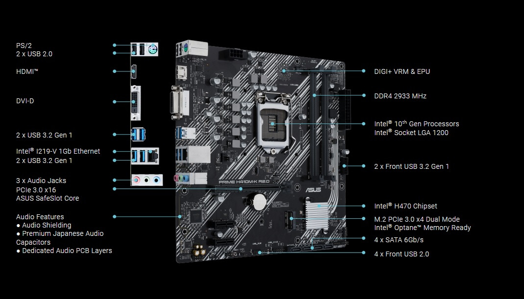 PRIME H410M-K R2.0